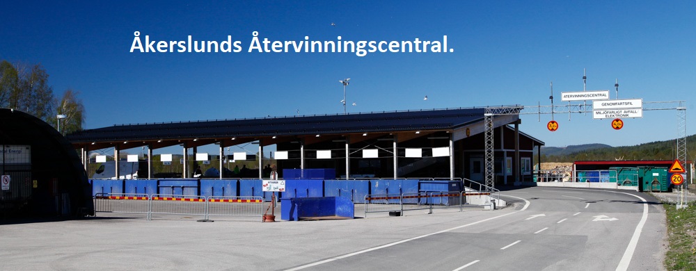 Åkerslunds Återvinningscentral i Ljusdal